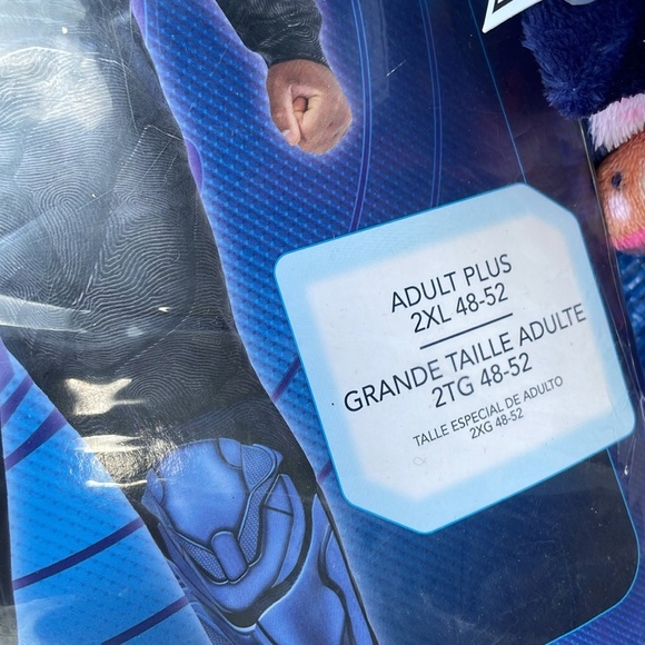 DC Blue Beetle Light-Up Costume Mens 2xl new tags - Picture 3 of 4